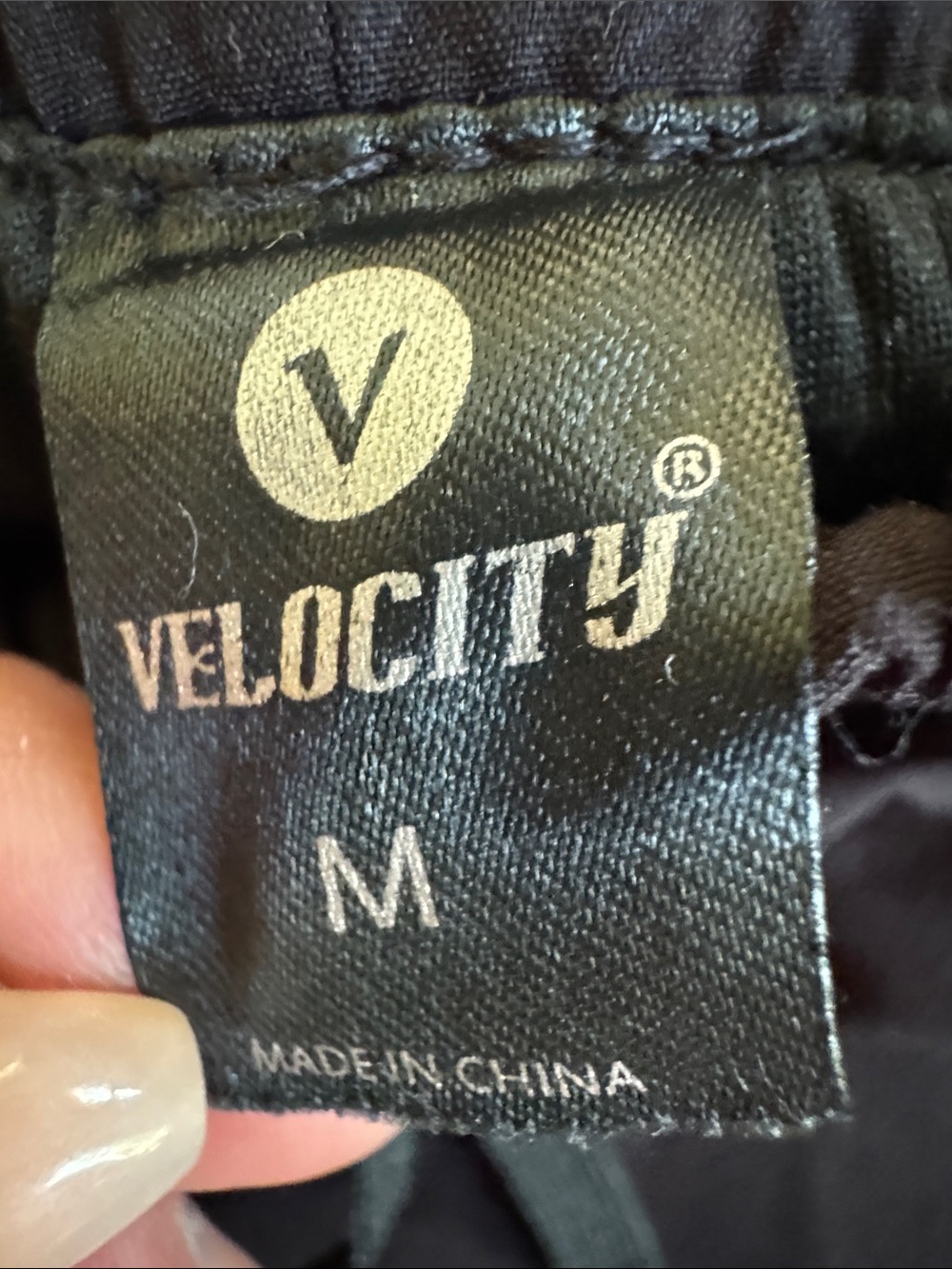 Women’s black Velocity drawstring lined short M - Picture 2 of 8